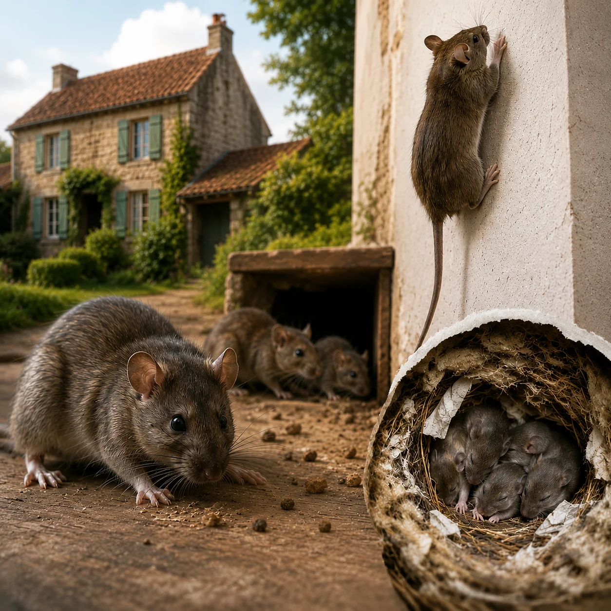 Invasion de rongeurs dans la maison : rats, souris, mulots — comment réagir vite ?